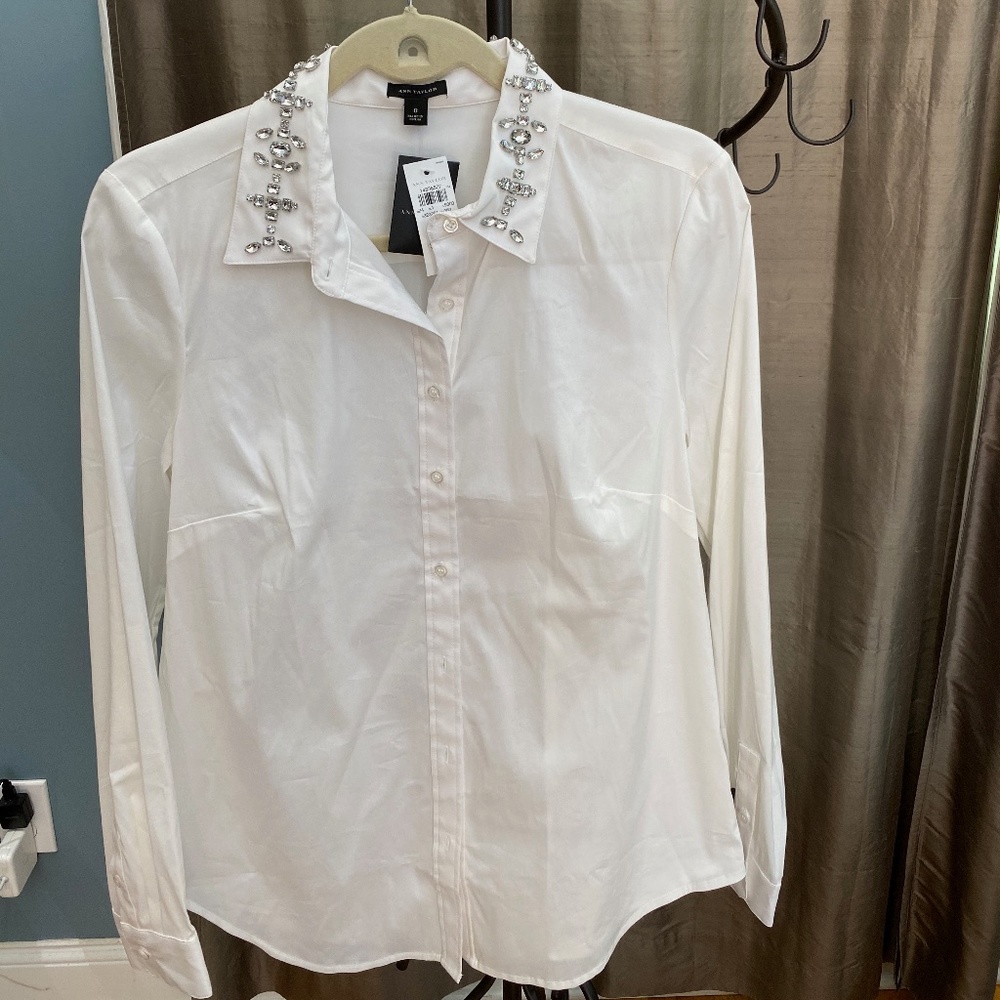 Ann Taylor, Jewels, Button-Down